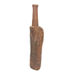 Rzeźba Butla z drewna egzotycznego 54cm